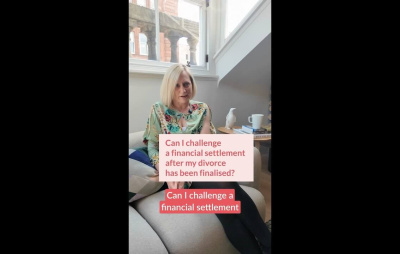 Can I challenge a financial settlement after the divorce is finalised?