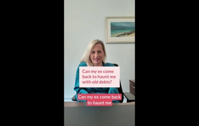 Can my ex come back to haunt me with old debts?