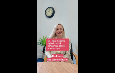 Do I have the same rights in a civil partnership as I would in a marriage?