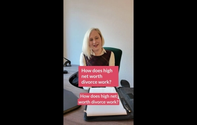 How does high net worth divorce work?