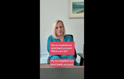 My ex emptied our joint bank account - what can I do
