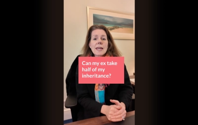 Can my ex take half of my inheritance
