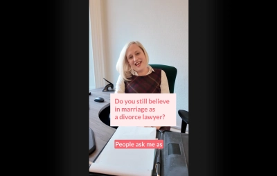 Do you still believe in marriage as a divorce lawyer?