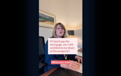 “If I don’t pay the mortgage, am I still entitled to my share of the property?”