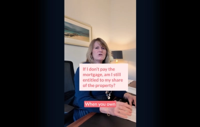 “If I don’t pay the mortgage, am I still entitled to my share of the property?”