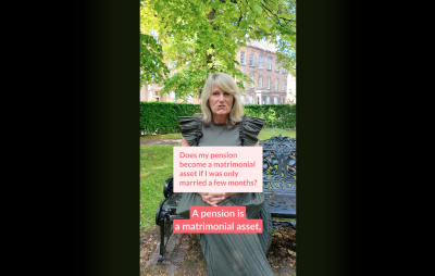 Does my entire pension become a matrimonial asset if I was only married a few months when paying?