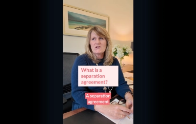 What is a separation agreement?