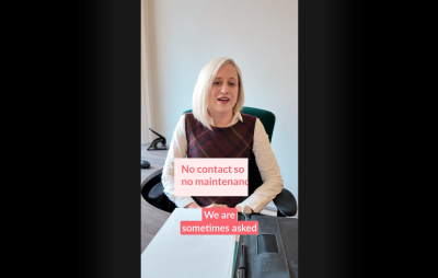 No contact, so no maintenance?