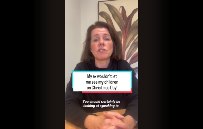 My ex wouldn’t let me see my children on Christmas Day!