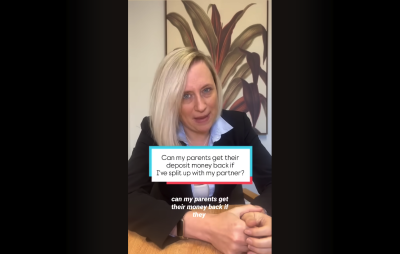 Can my parents get their deposit money back if I've split up with my partner?