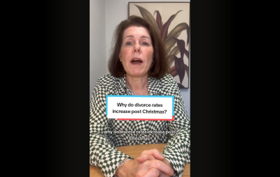 Why do divorce rates increase post Christmas?