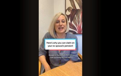 Here's why you can claim on your ex spouse's pension?