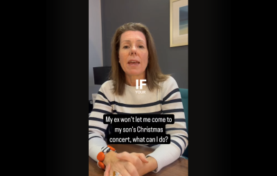 My ex won't let me come to my son's Christmas concert, what can I do?