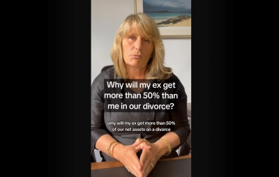 Why will my ex get more than 50% than me in our divorce?