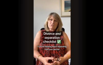 Divorce and separation checklist