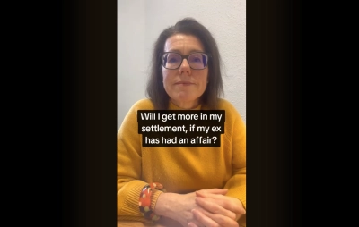Will I get more in my settlement, if my ex has had an affair?