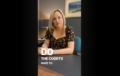Does the court have to see evidence of domestic abuse to prove that it's happening?