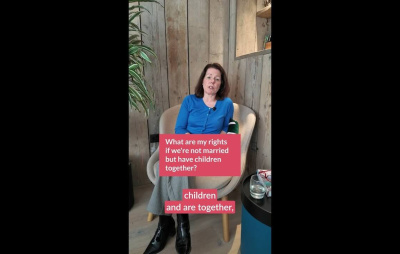 What are my rights if we're not married but have children together?