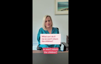 What can I do if my ex refuses to return the kids after a visit?