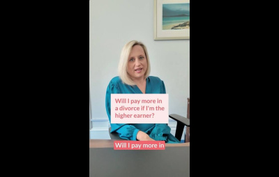 Will I pay more in a divorce if I'm the higher earner?